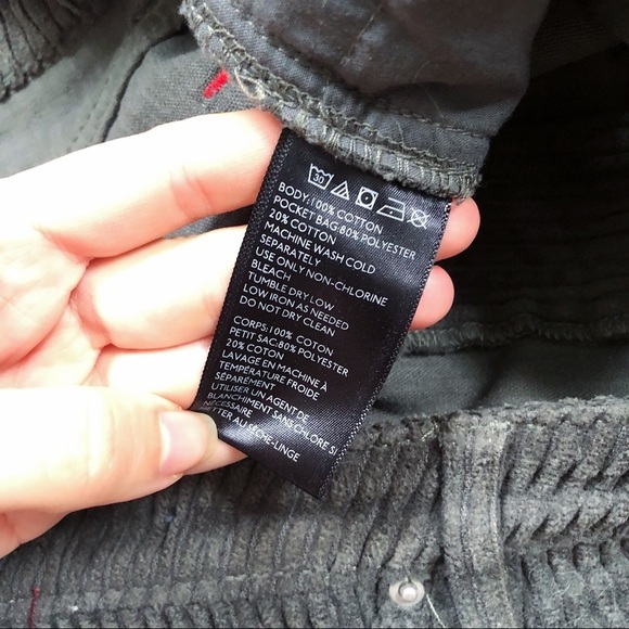 BDG • frayed hem corduroy mini skirt dark green raw hem Urban Outfitters Y2K - Picture 11 of 12